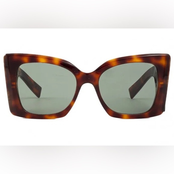 NEW SL M119 BLAZE 002 SAINT LAURENT BUTTERFLY SLM119 002 BROWN SUNGLASSES - Picture 3 of 5